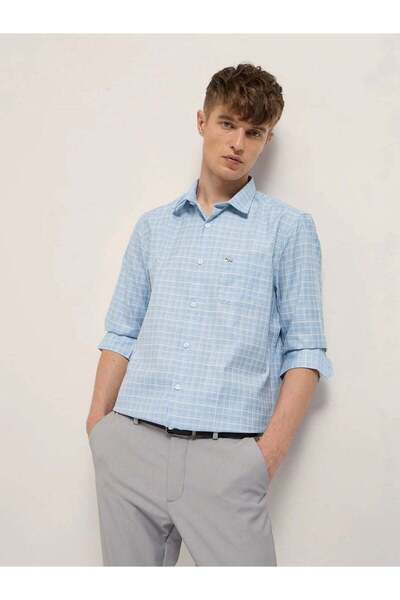 The Bear House Men's long Sleeve Shirt, breathable, soft comfort Fabric