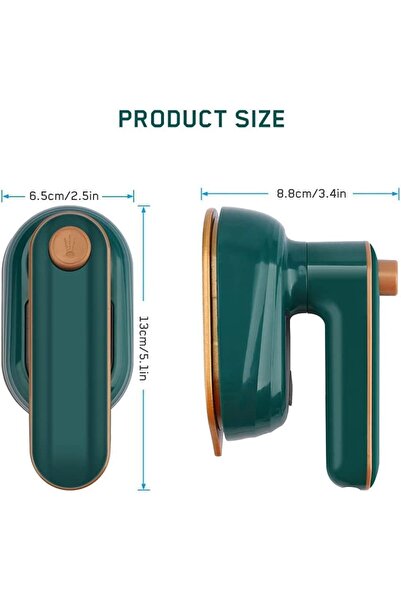 Arabest Mini Iron for Clothes, Portable Handheld Steam Iron Non-Stick Ceramic...
