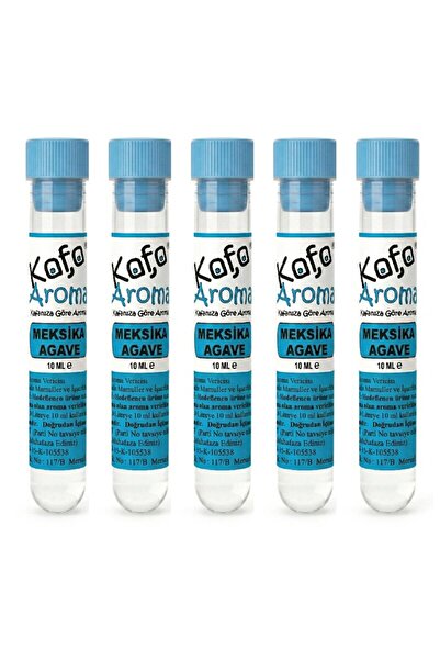 Kafa Aroma Meksika Agave Aroması 5 Adet Hazır Karışım Aroma 10 ml