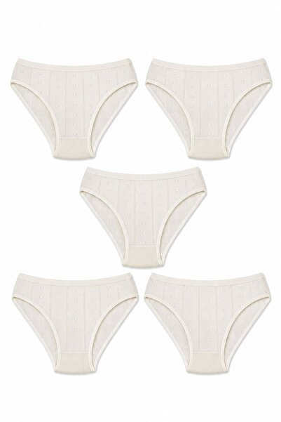 Hepsine Rakip Tutku 5-dijelne ženske jacquard bikini gaćice 100% pamuk 0679