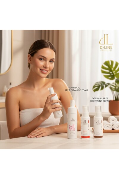 dl d line laboratories جل التقشير D-line - رغوة التنظيف وكريم التبييض، العناي...
