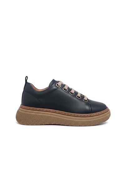 Mammamia Daily Real Leather Women's Shoes/ Casual /Tan Wedge Sole/ Spring Summer 2026/ Black/ D26Ya-7750Z