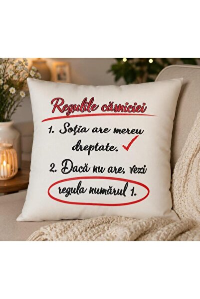 OEM Perna Personalizată Cadou ''Regulile Căsniciei''
