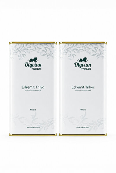 Olyvian Premium Edremit Trilye Cinsi 5 L x 2 Adet Doğal Natürel Sızma Zeytinyağı