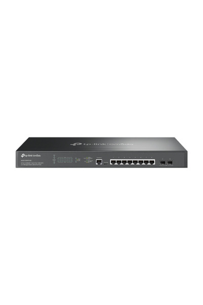 TP-LINK Switch cu 8 porturi PoE RJ45 2.5G, 2 x SFP+ 10G, Management L2, 1U - ...