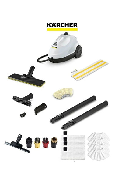 Karcher Sc 2 Easyfix Buharlı Temizleyici Full Set 1500W 3.2 Bar Cam Başlığı 2...