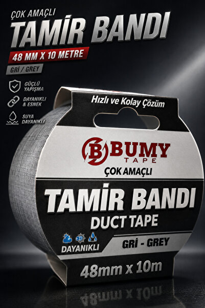 GRAY Repair Insulation Tape 48 Mm X 10 METERS General Duct Tape Waterproof Sealing Reinforcement Tapes
