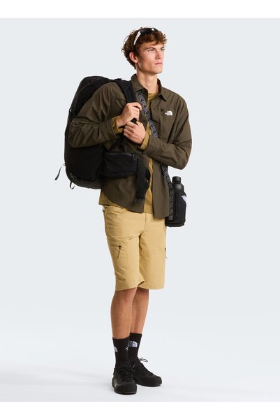 THE NORTH FACE Khaki Men's Shirt Nf0A8Fu521L1-Sequoia Long Sleeve