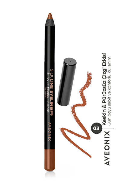 AVEONIX Silk Line Eyeliner 03 – Kolay Uygulama ve Uzun Süre Kalıcılık
