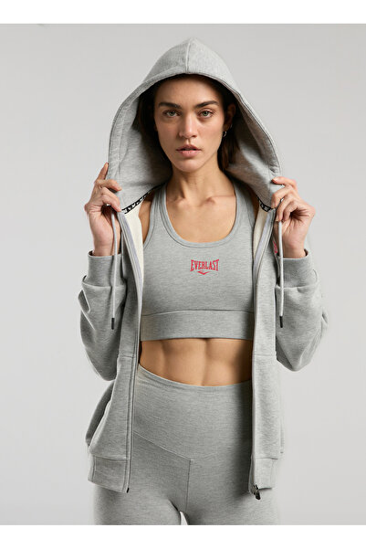 EVERLAST TW0036 199-Ever Classics Women Gri Kadın Zip Ceket