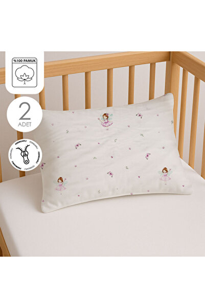 liefhome 100% Cotton Zippered Baby Pillow Case| 35x45 (2 Pieces)