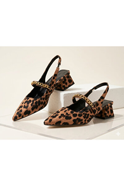 oliviashoes ŽENSKE CIPICE SA LEOPARDSKIM UZORAKOM I KRATKIM ŠTIPKOM
