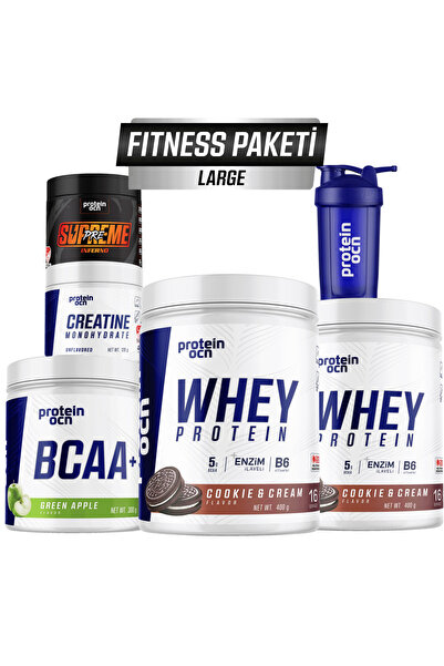 Proteinocean Fitness Package Large - Cookie & Cream / Green Apple