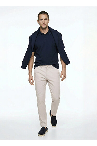 Fabrika Lacivert Erkek Regular Fit Polo T-Shirt NOBRO CEPSIZ NB