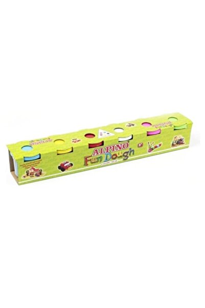 Alpıno Oyun Hamuru 6 Renk 100 Gr TOPLAM 600 GRAM CANLI RENKLER