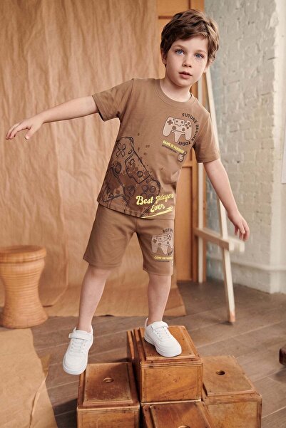 Fulla Moda طقم مكون من قطعتين للأولاد من القطن بنسبة 100% من ماركة Best Playe...