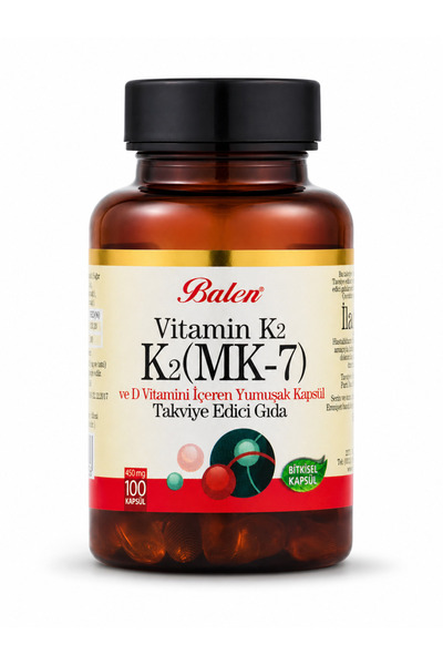 Balen VİTAMİN K2 (MK-7) D3 450 mg *60 kapsül