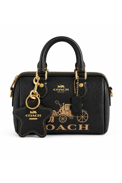 Lavina Mini Ruan Women's Luxury Design Bag with Shoulder Strap and Star Acces...