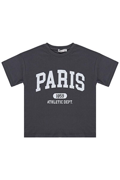 Civil Girls Μπλουζάκι με στάμπα Paris για παιδιά 6-9 ετών - Γκρι
