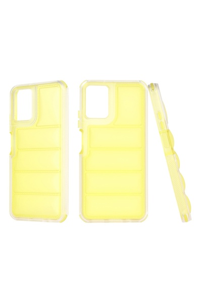 Techsuit Husă pentru Motorola Moto G34 / Moto G45 - Wave Shield - Galbenă