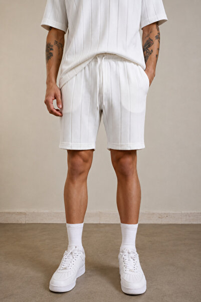 İLKCET MODA Men's Fence Regular Shorts