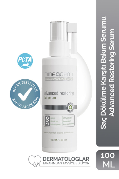 mineaderm Anti-Hair Loss Care Serum / Advanced Restoring Hair Serum 100 ml