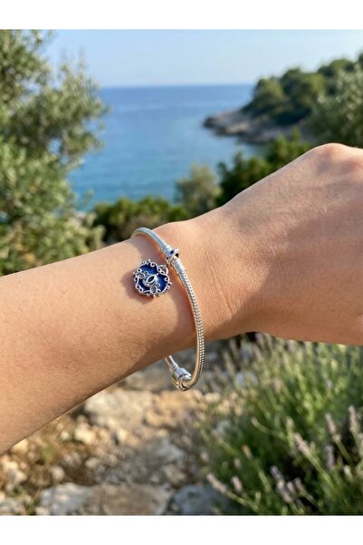 My Story Sindirella'nın Arabası ve Kalp Çift Sallantılı Gümüş Charm