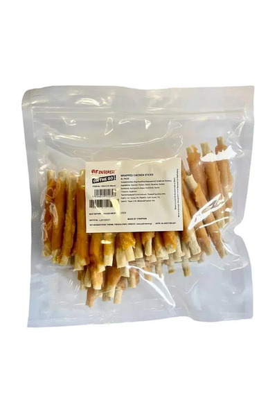 ON THE GO Recompense pentru caini, sticks inveliti cu carne de pui, 50 buc, g...