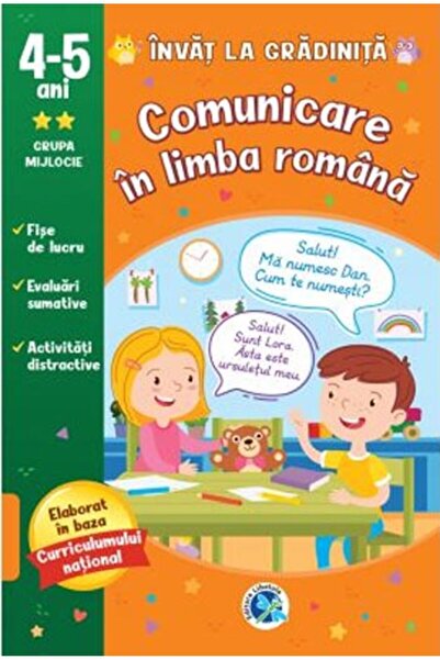 Libelula Învățare la grădiniță. Comunicare în limba română pentru copii de 4-...