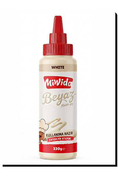 Miwida Beyaz Çikolata Sos - Pratik Waffle, Pankek, Krep, Kruvasan ve Tatlı So...