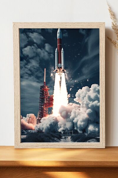 Luna Marissa Αφίσα Rocket - Αφίσα τοίχου από γυαλιστερό χαρτί χωρίς πλαίσιο
