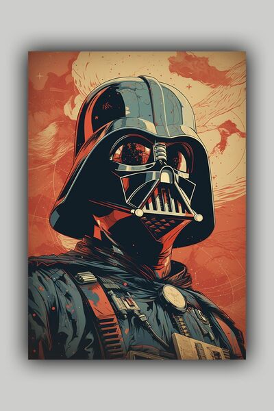 Luna Marissa Αφίσα τοίχου σε στυλ πανκ Darth Vader χωρίς πλαίσιο