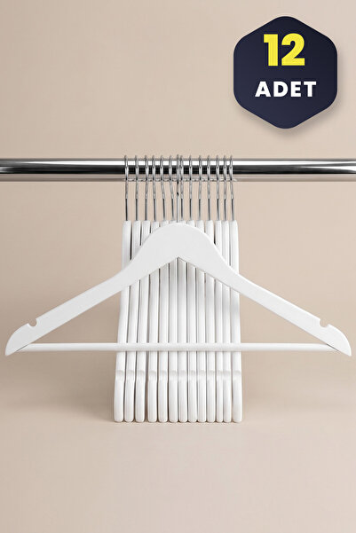 KHAKMA Wooden Look Plastic Clothing Shirt Hanger