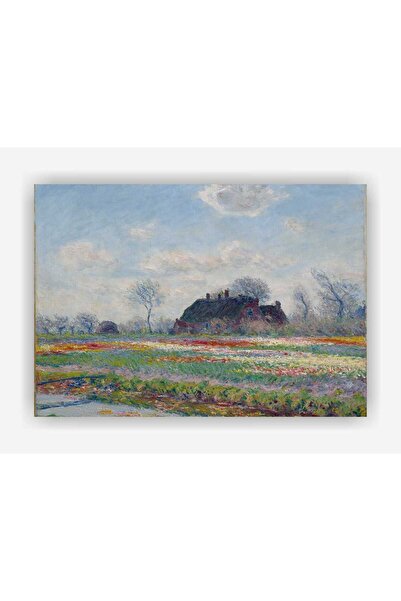 fırsatlar diyarı Lale Tarlaları Claude Monet Duvar Posteri - Kalın Kağıt - Çe...