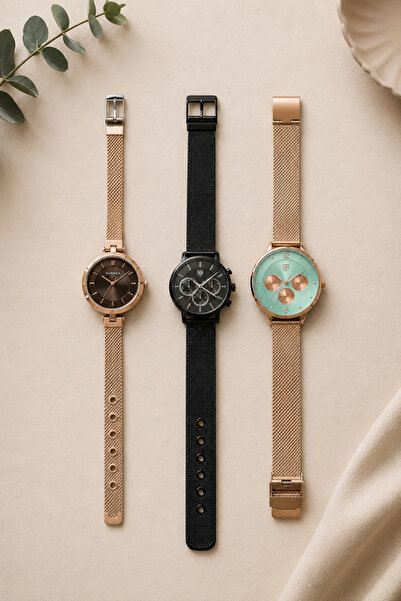 Twelve Opportunity Product 3-Piece Women's Wristwatch