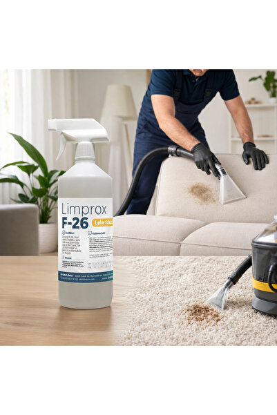 Limprox F-26 Genel Leke Çıkarıcı Sprey 1 Litre Halı Koltuk Kumaş Leke Sökücü