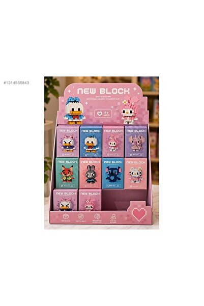 Genel Markalar Karakter Figürler Yapboz Puzzle Yapı Oyuncakları Karışık Anima...