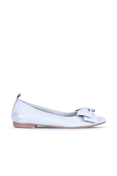 Bueno Shoes Balerini de damă din piele albastră 01wr3100