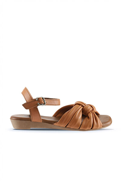 Bueno Shoes Tan Leather Women's Sandals 01Wu8802