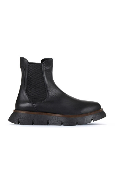 Bueno Shoes حذاء مسطح نسائي من الجلد باللون الأسود 01wz1503