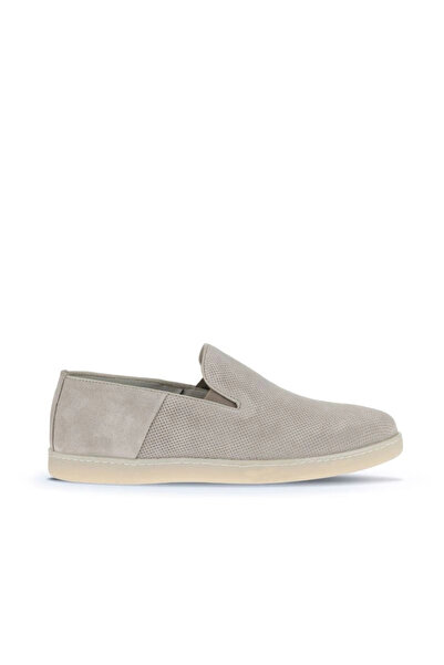 Bueno Shoes Beige Suede Printed Men's Casual Shoes 07Ma21884000