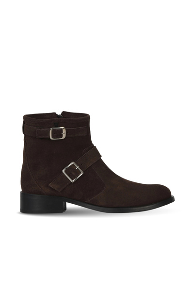 Bueno Shoes Brown Suede Women's Heeled Boots 40Wb11401