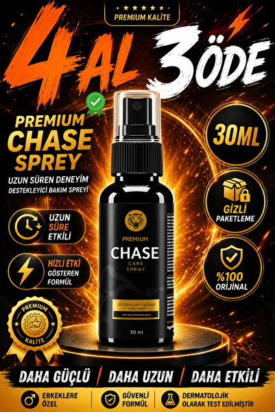 Chase Care For Man Spray Long Time Premium Uzun Deneyim Sprey 30 ML