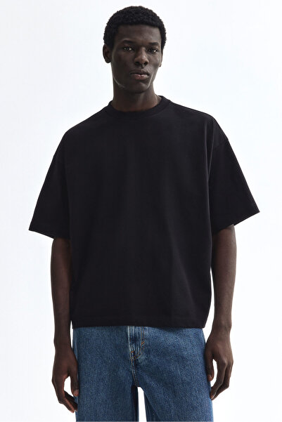 H&M Pamuklu Tişört Oversized Fit