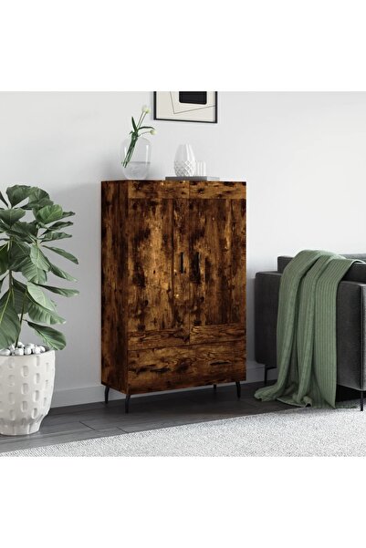 Concept Dulap înalt, stejar afumat, 69,5x31x115 cm, lemn prelucrat