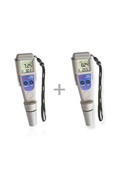 Adwa AD12 Ph Metre ve AD31 TDS EC İletkenlik Ölçer Seti
