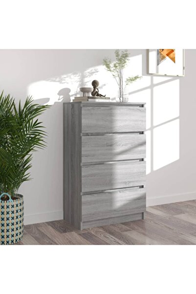 Concept Servantă, sonoma gri, 60x35x98,5 cm, lemn prelucrat