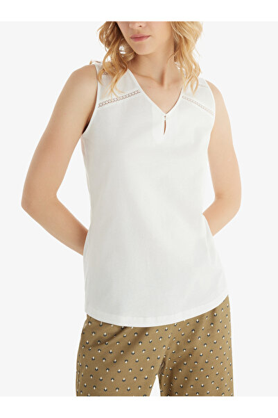 Blackspade Kadın Pijama Takımı 51864 - Beyaz