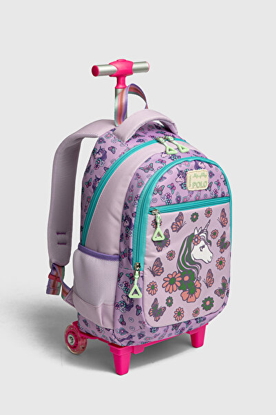 By Hakan Rucsac ortopedic pentru copii My polo 2075 cu rulou PRINT UNICORN
