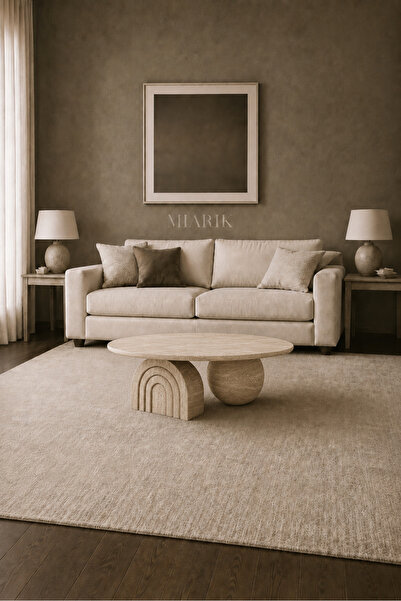 MIARIK DESIGN Mermer Ve Ahşap Florence Orta Sehpa
